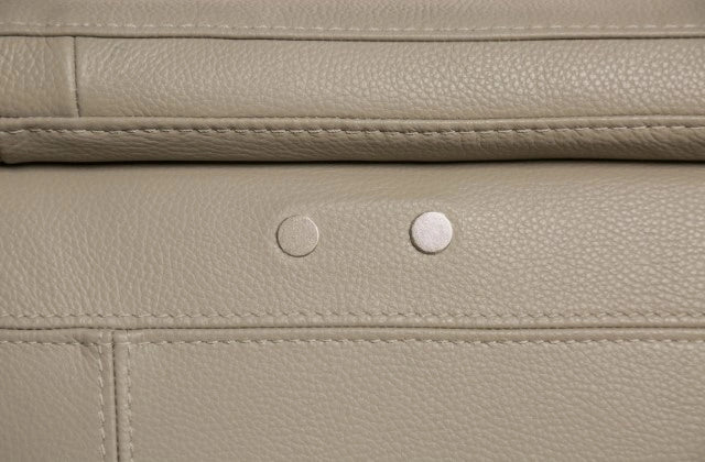 Sofá reclinable eléctrico ALTAMURA, gris y beige