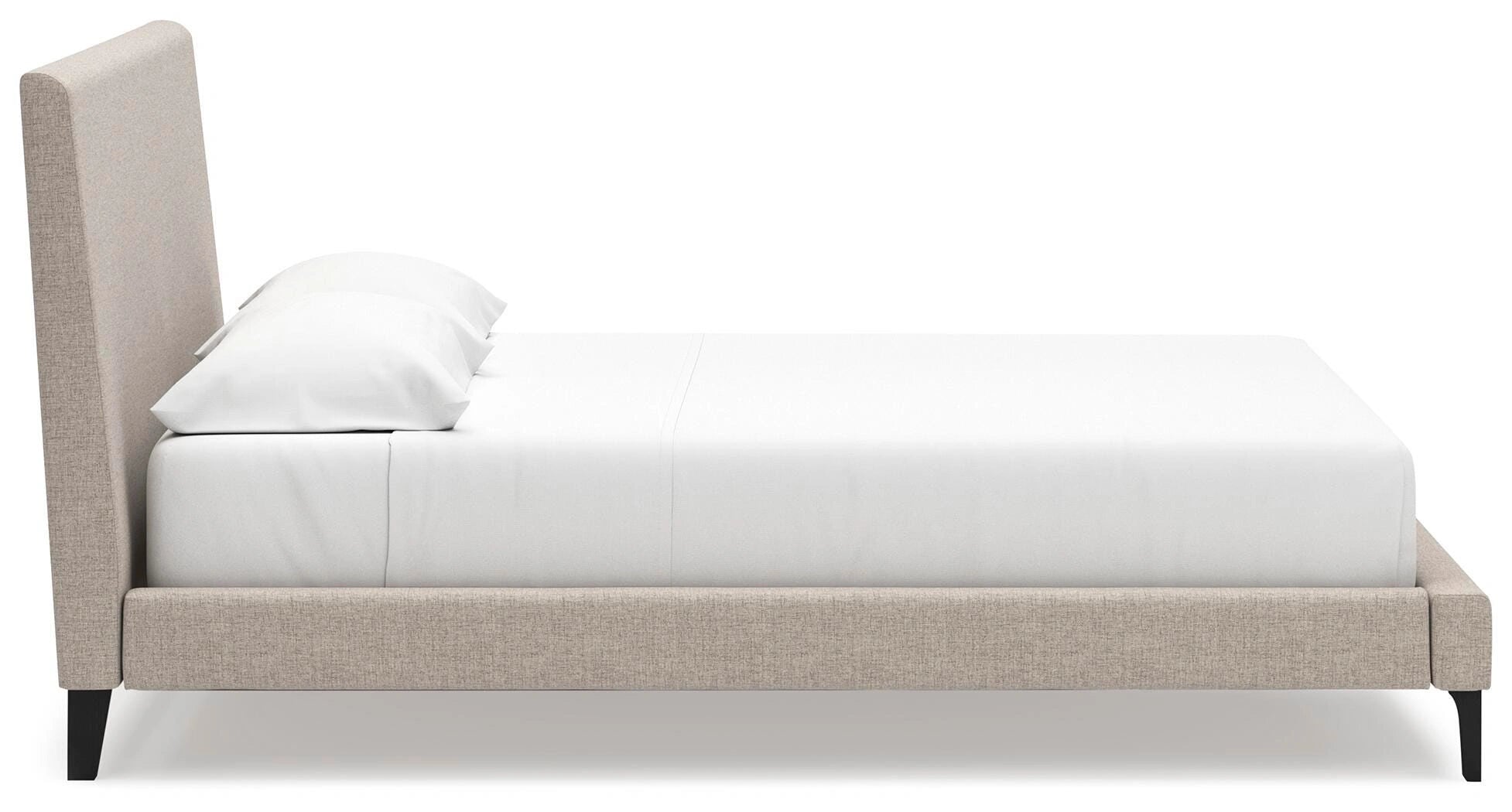 Cama tapizada Cielden con somier de láminas enrollables