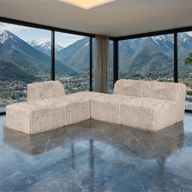 Seccional Nappi en L (Espuma Comprimida)