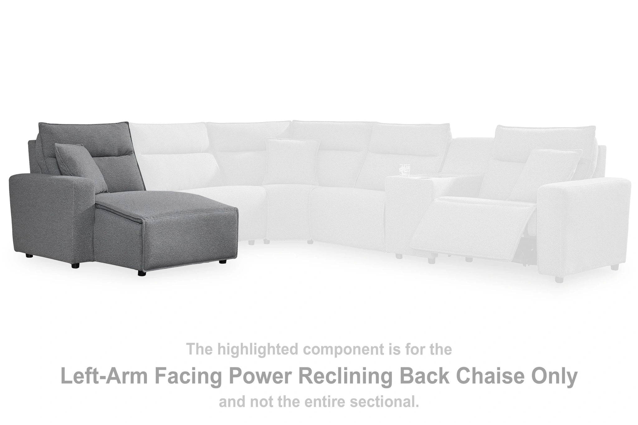 Sofá reclinable Modmax II con chaise lounge