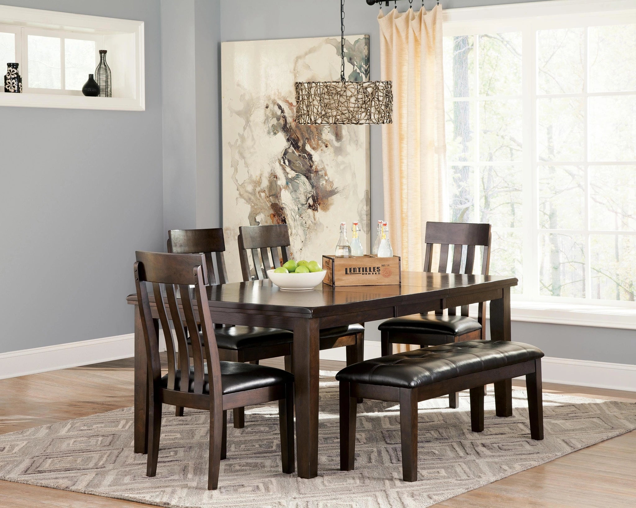 Mesa de comedor extensible Haddigan