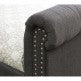 Leanna Daybed Cama nido doble con cama supletoria gris