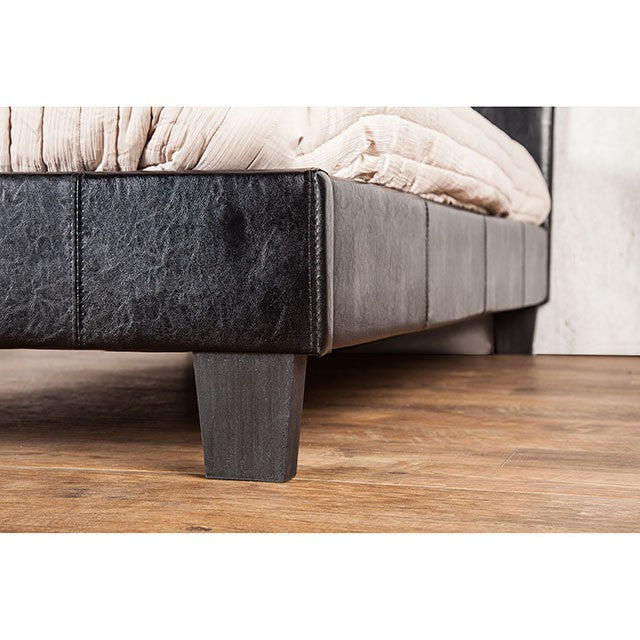 Cama doble Velen negra