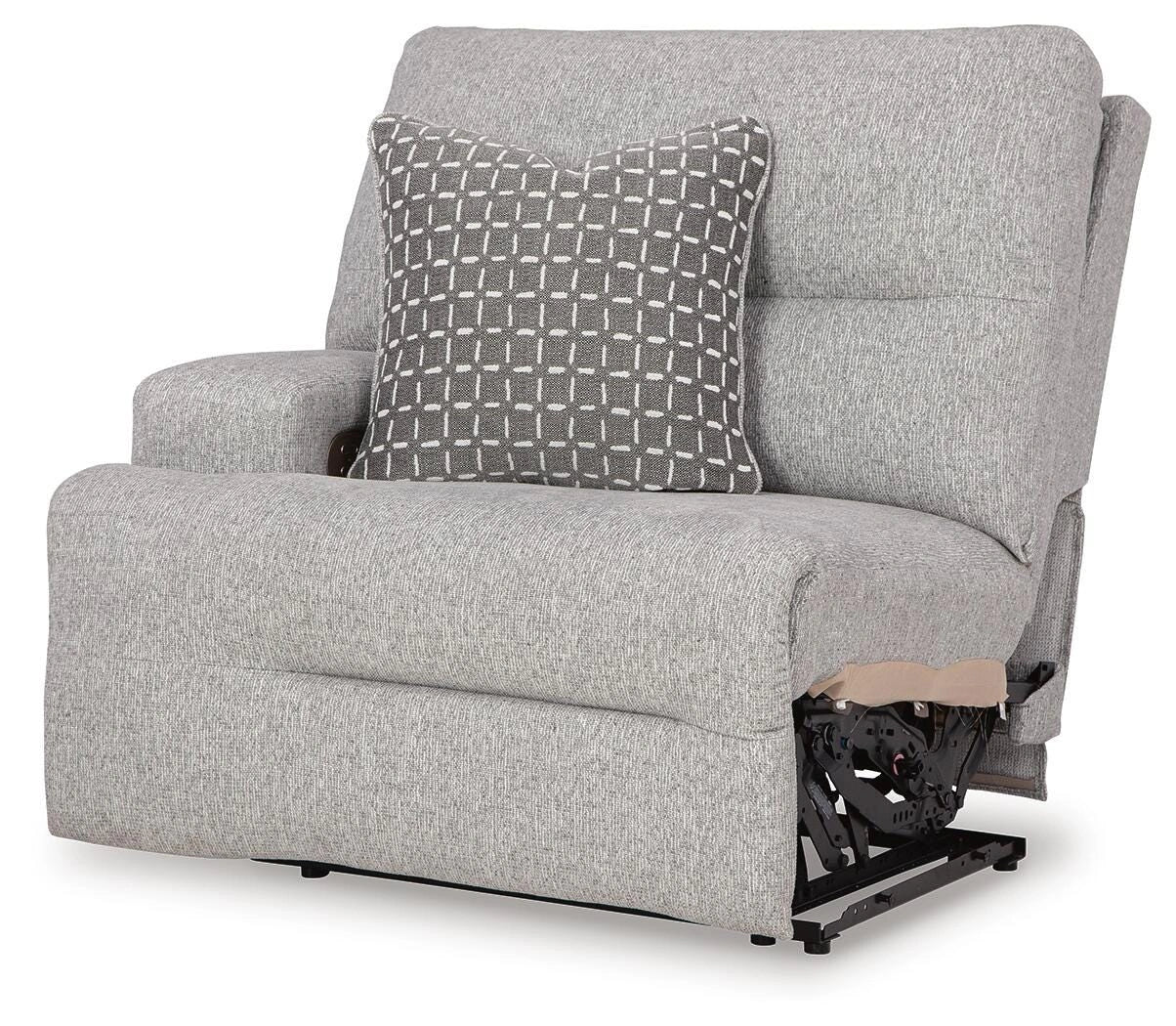 Seccional reclinable eléctrico Acklen Place con chaise