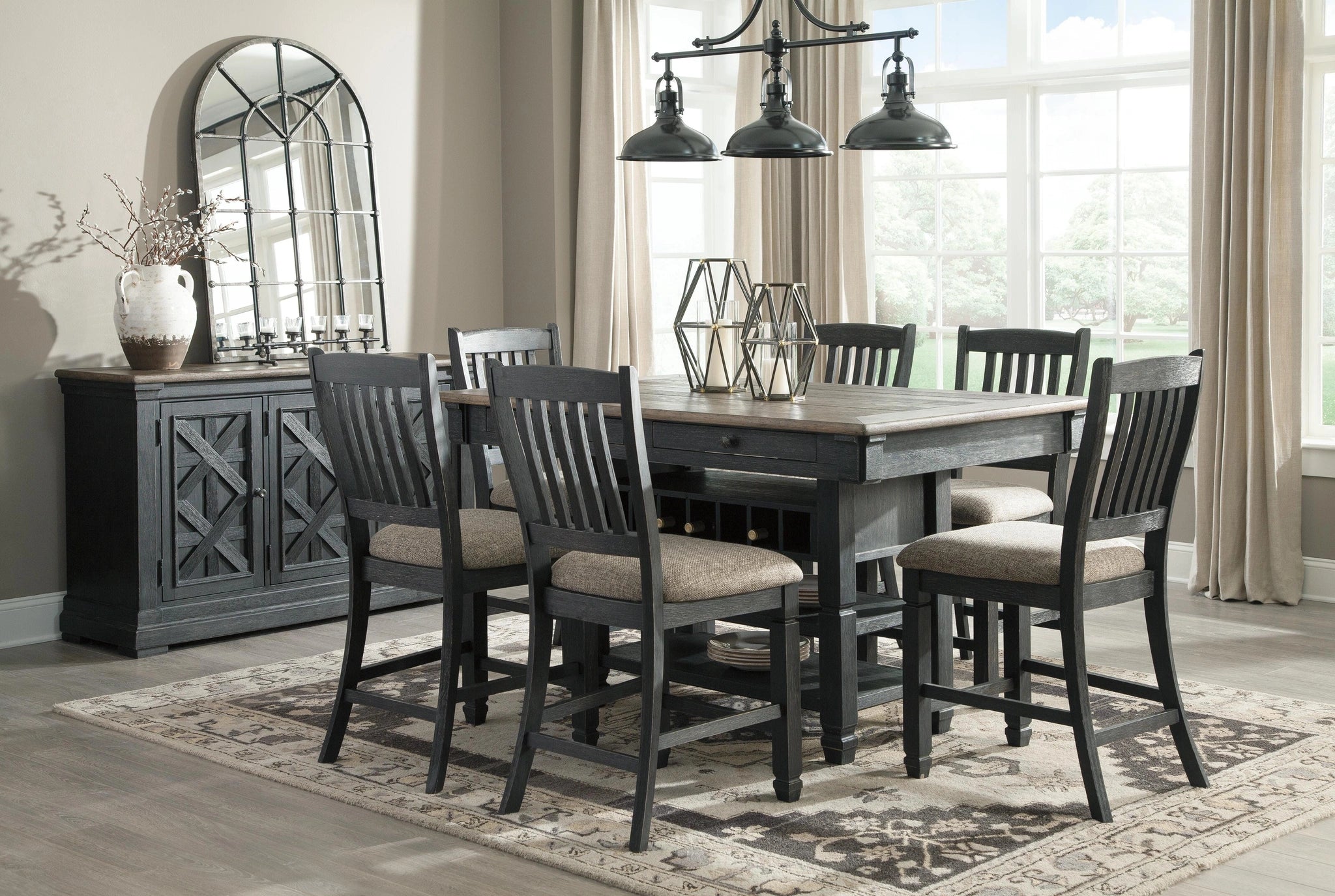 Juego de comedor a la altura de mostrador Tyler Creek