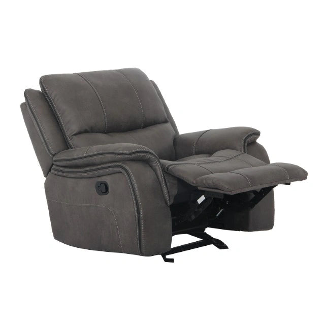 Sillón reclinable HENRICUS Glider, Gris oscuro