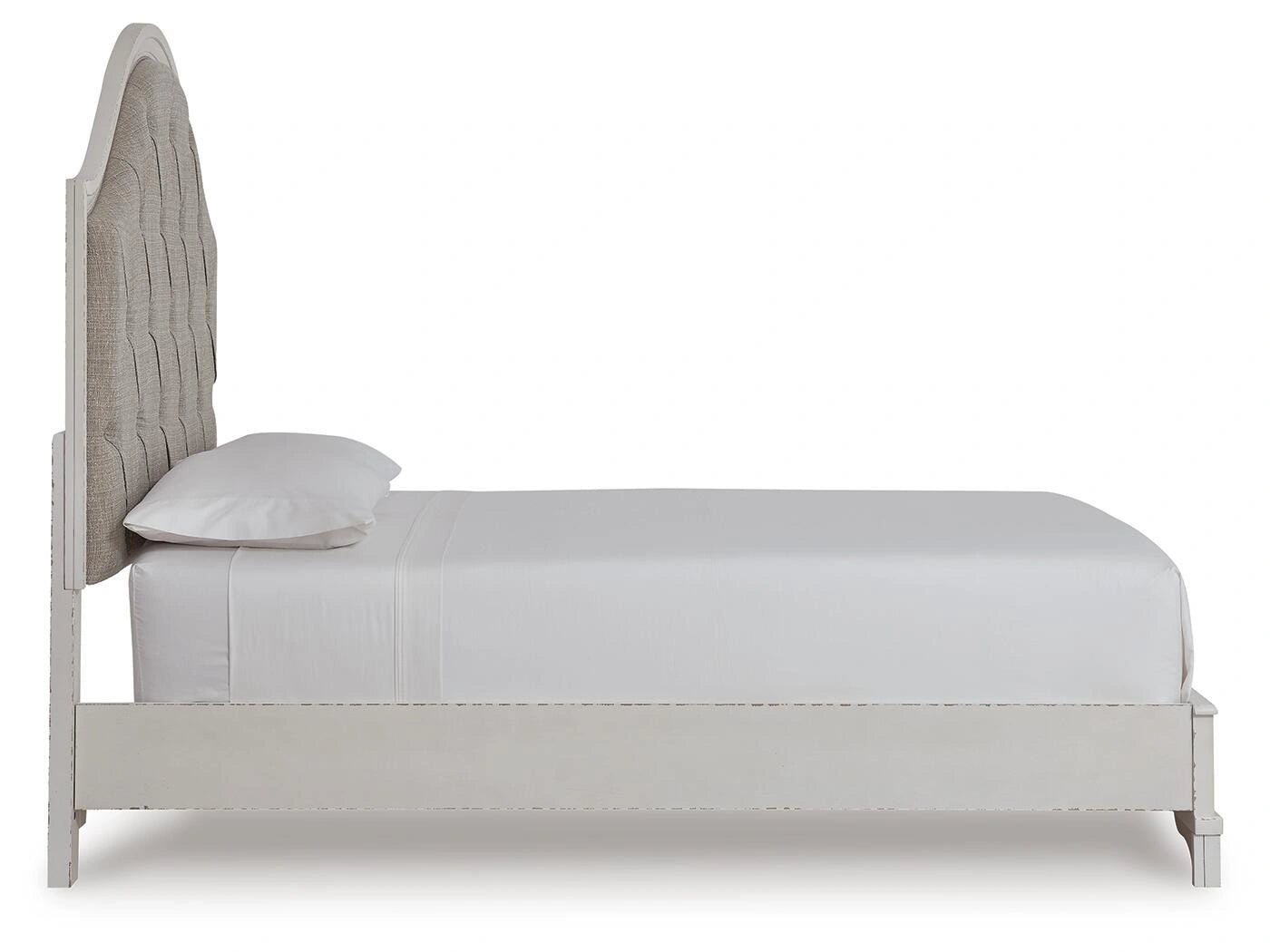 Cama tapizada tamaño queen Blendon