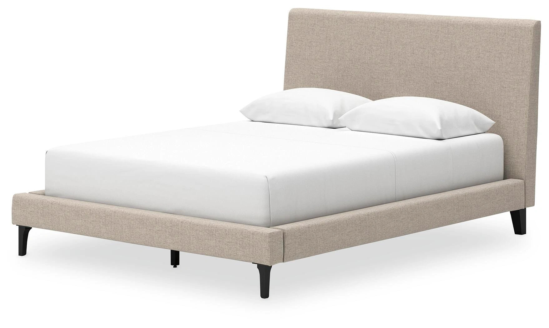 Cama tapizada Cielden con somier de láminas enrollables