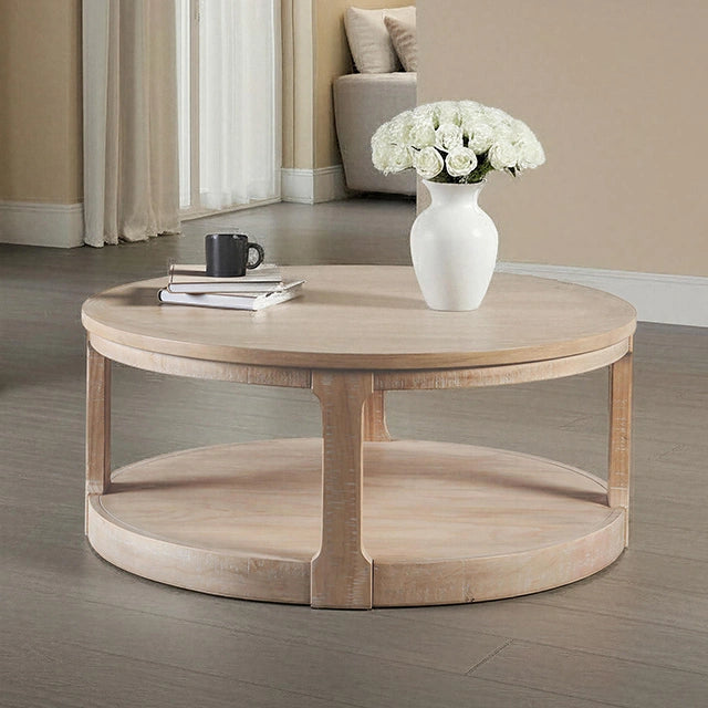Mesa de centro de nogal americano