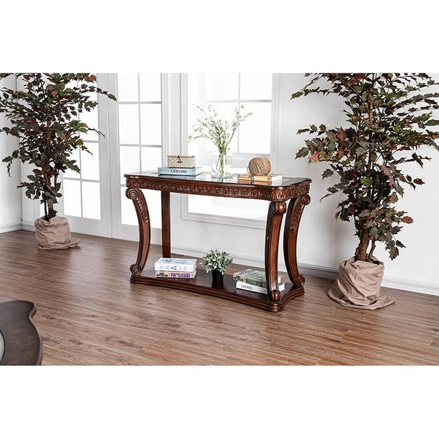 Mesa de sofá Walworth de roble oscuro