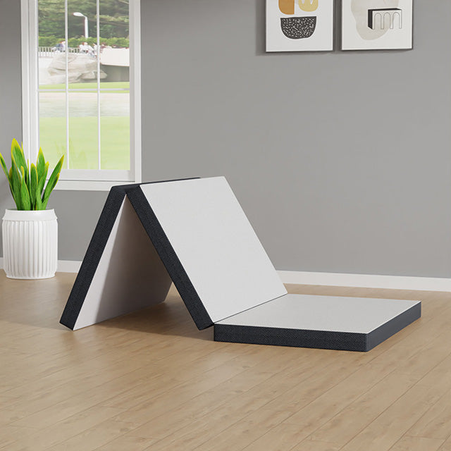 Topper de espuma viscoelástica tríptico Twin XL de 3" Hollyhock