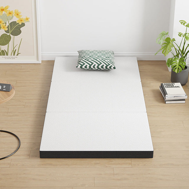 Topper de espuma viscoelástica tríptico Twin XL de 3" Hollyhock