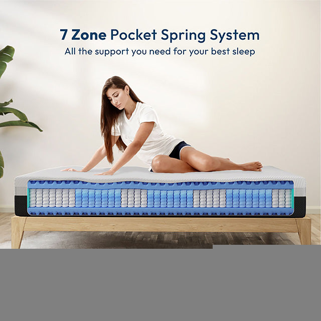 Verbena 12" Cal.King Hybrid Pocket Coil Mattress