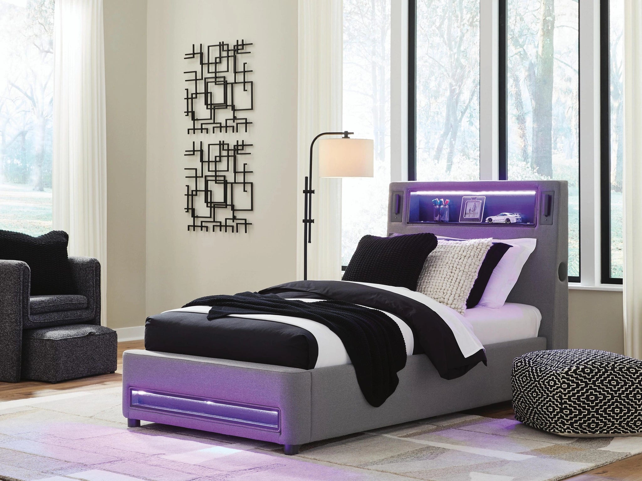 Cama tapizada Verishaw