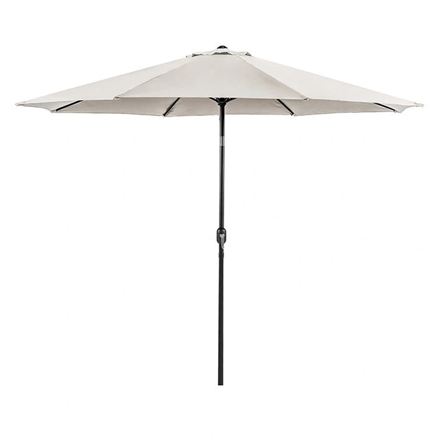 Sombrilla de exterior Mora de 11 pies + base redonda de 21 pulgadas
