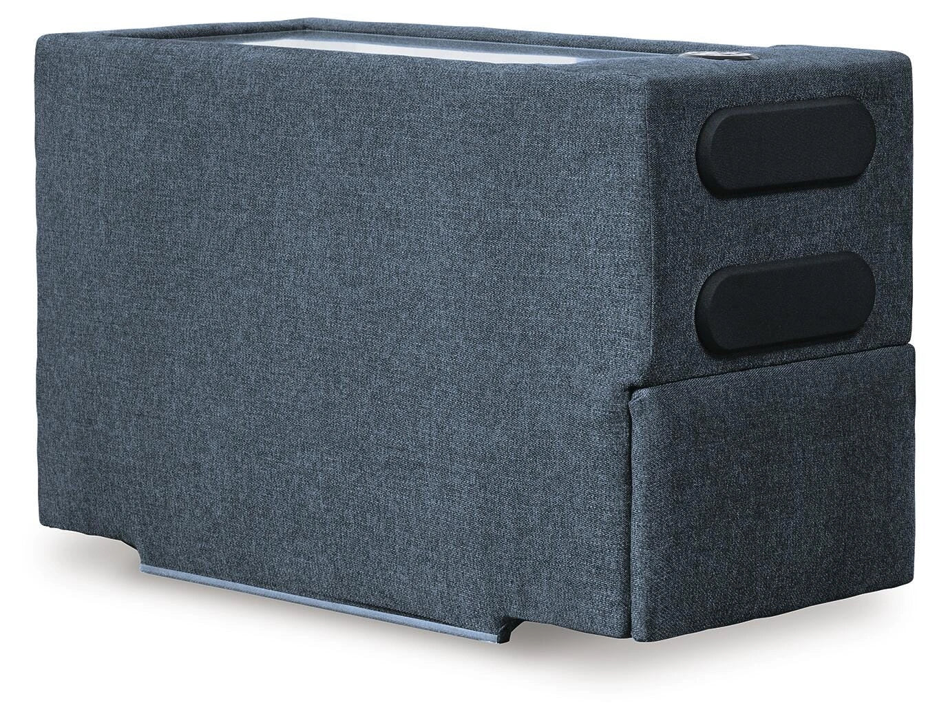 Sofá seccional Modmax con consola de audio