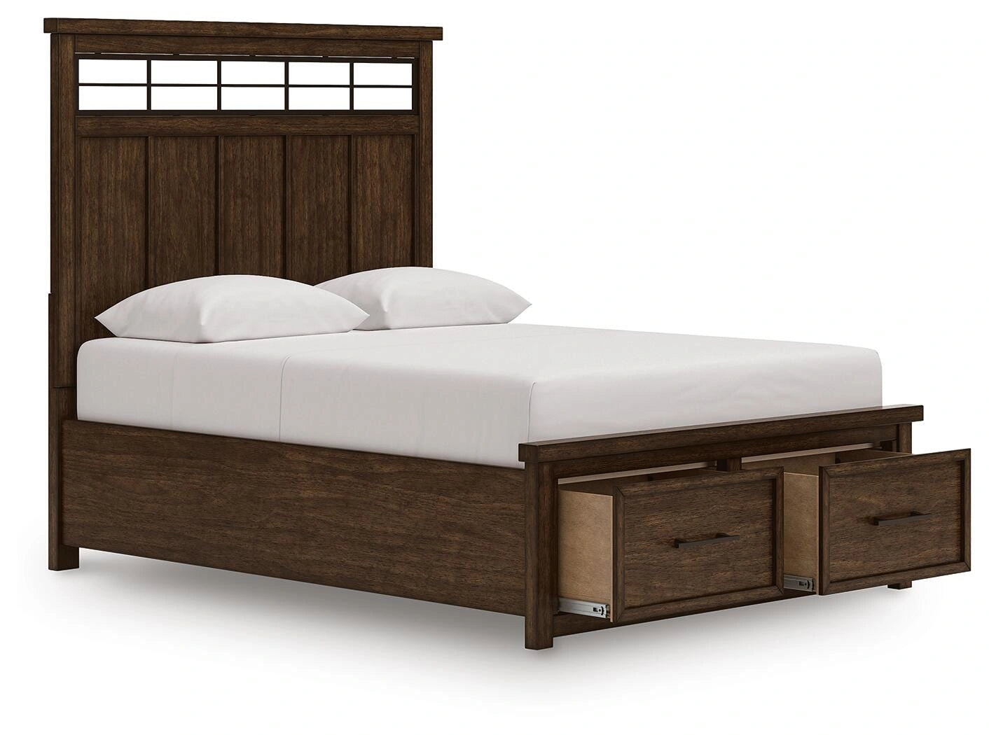 Cama con almacenaje en panel Taffenbrook