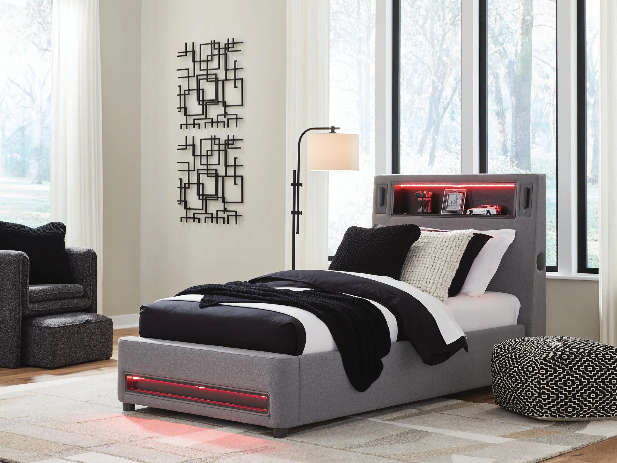 Cama tapizada Verishaw