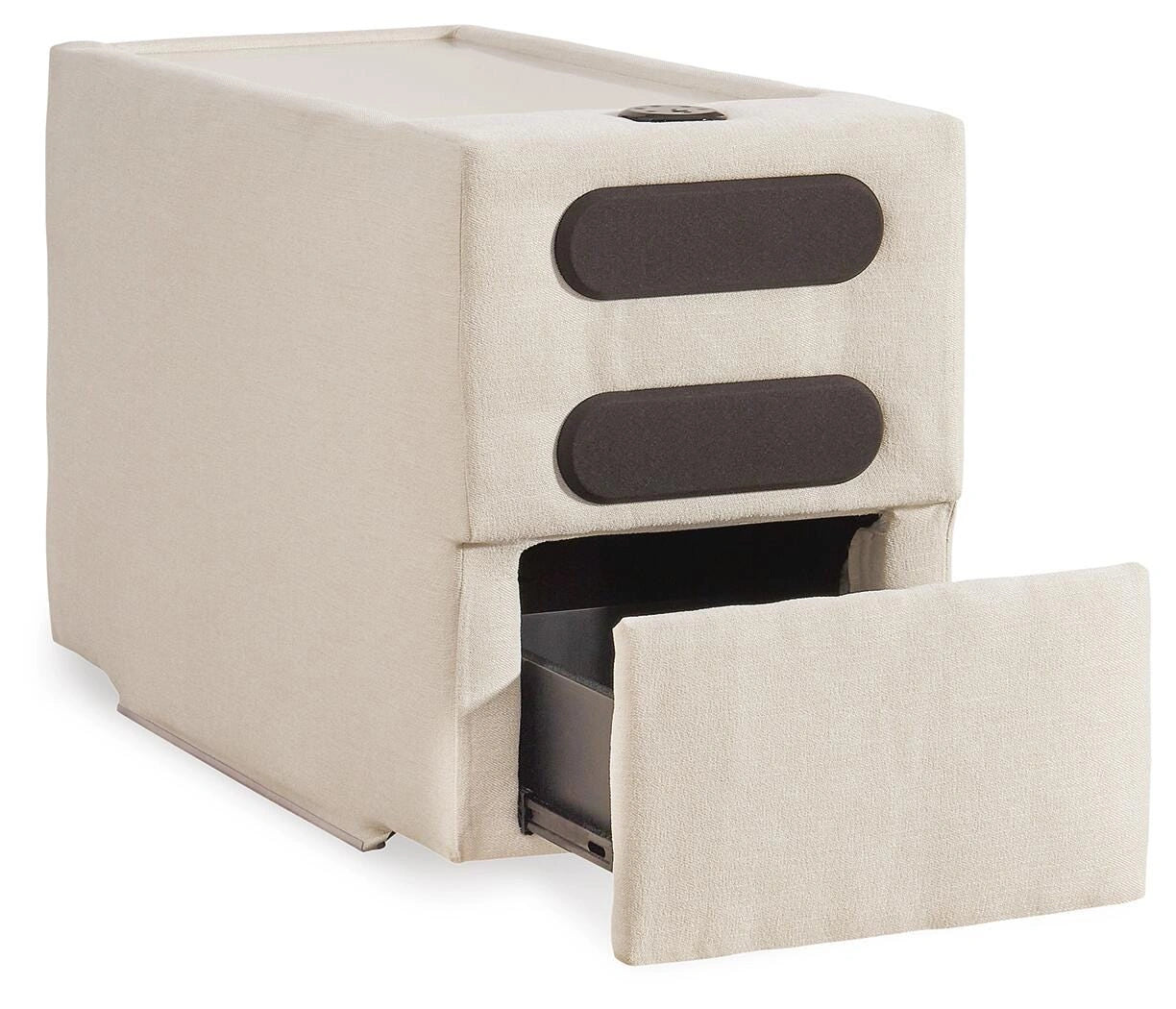 Sofá seccional Modmax con sistema de audio