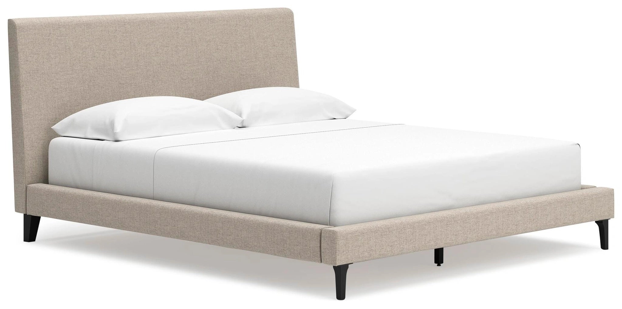 Cama tapizada Cielden con somier de láminas enrollables
