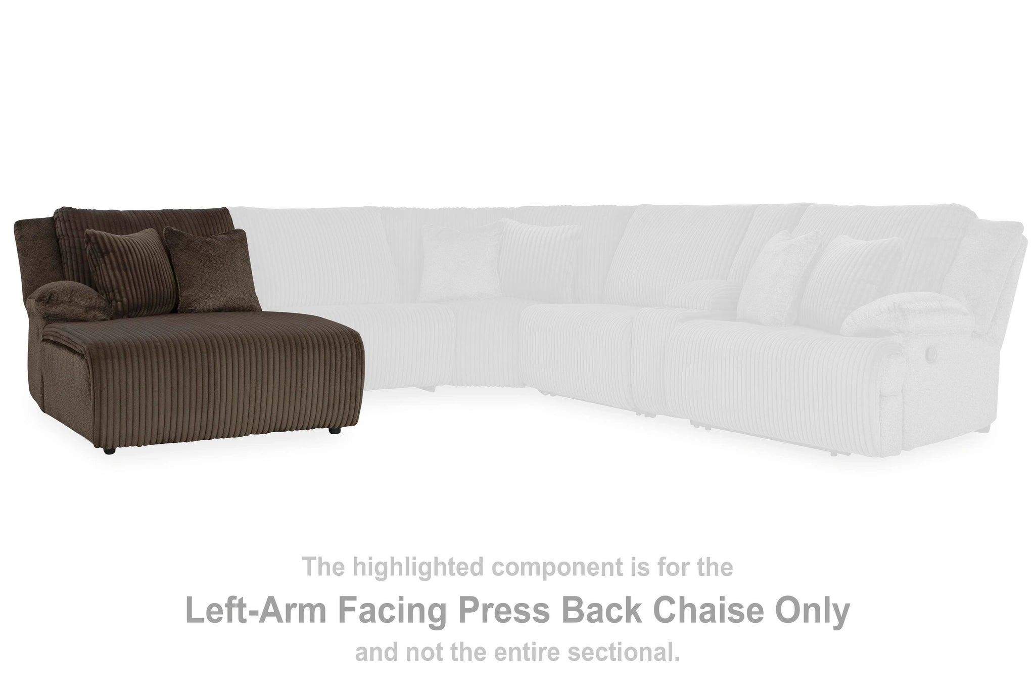 Sofá Seccional Reclinable de Primera Calidad con Chaise