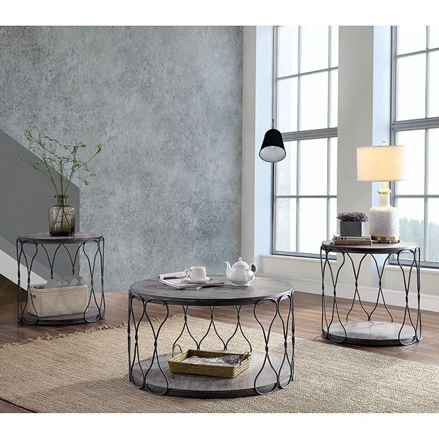 Mesa auxiliar Hawdon Gray