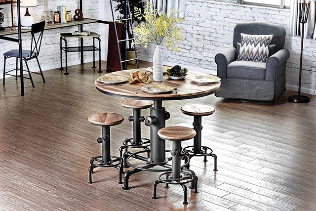 Silla alta Foskey Antique Black (2/caja)