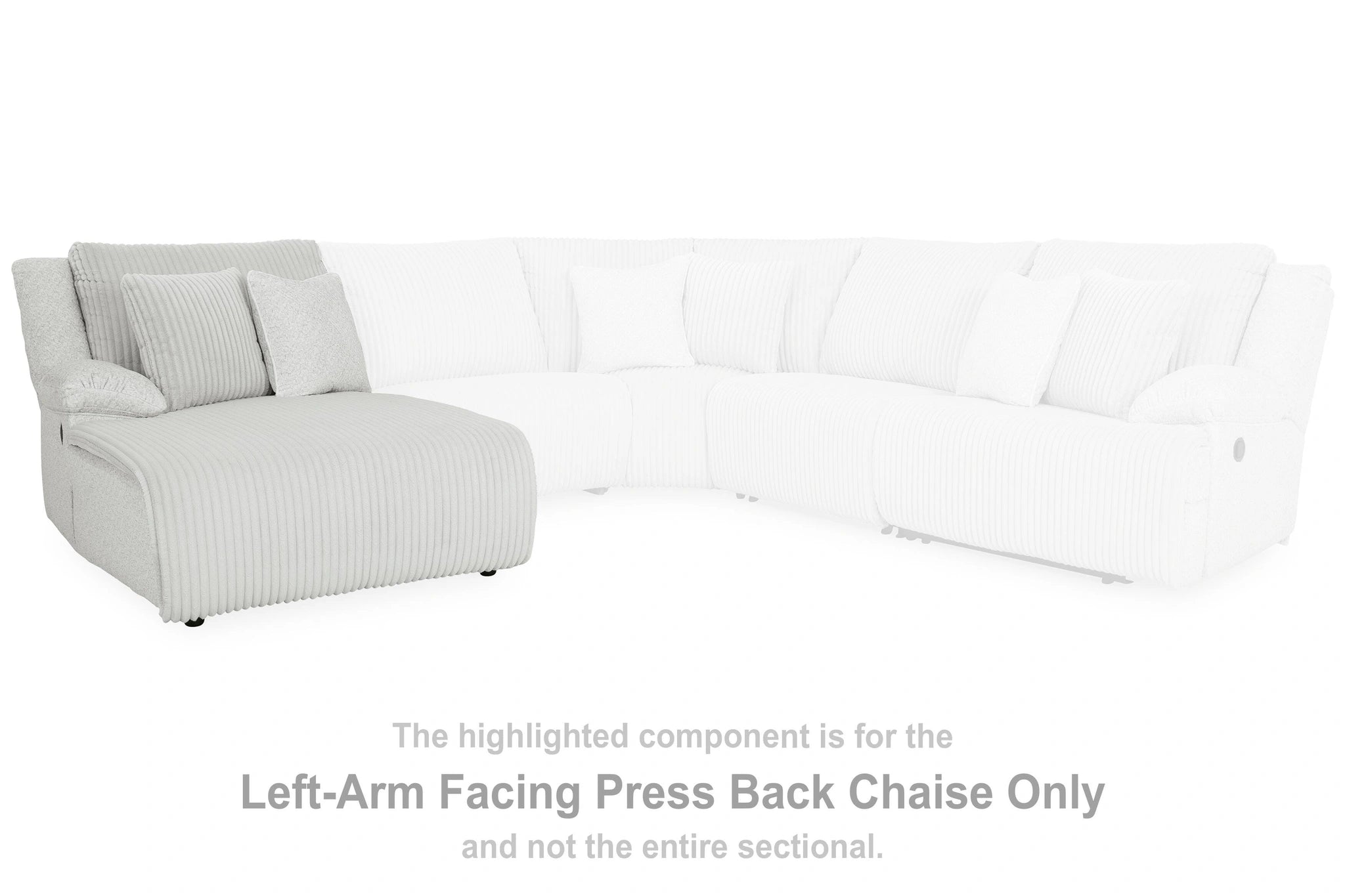 Sofá Seccional Reclinable de Primera Calidad con Chaise