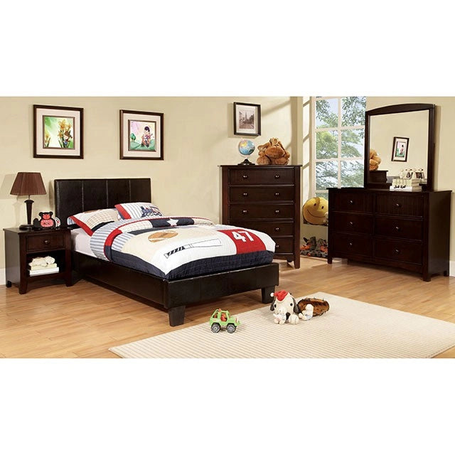 Winn Park Cal.King, E.King, Twin, & Full Cama Cromo, Gris, Café, & Cromo