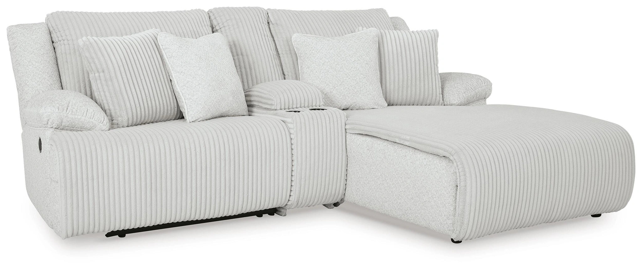 Sofá Seccional Reclinable de Primera Calidad con Chaise