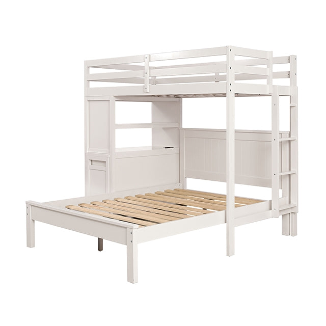 Cama alta Aludra con cama matrimonial