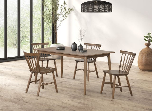 Silla de comedor Beale (2/CTN) Natural, Marrón y Beige