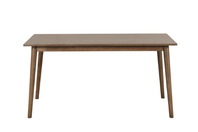 Mesa de comedor Beale de nogal y negro