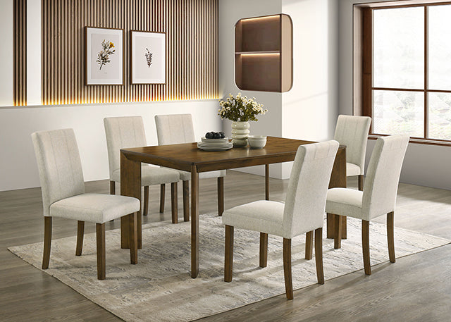 Juego de Mesa de Comedor Paolino de 7 Piezas