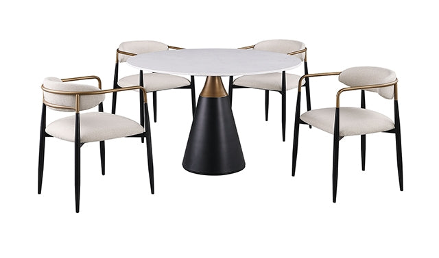 Juego de comedor Hobro de 5 piezas