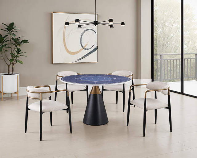 Juego de comedor Hobro de 5 piezas