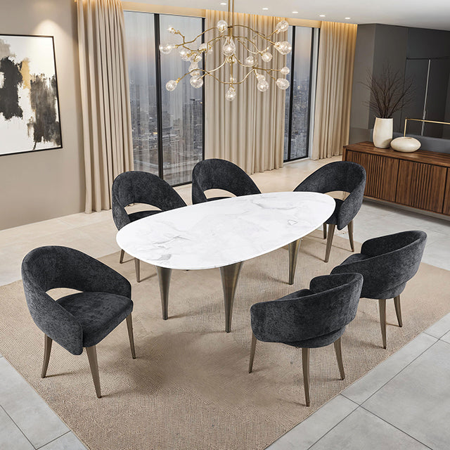 Mesa de Comedor Ovalada Ciaran
