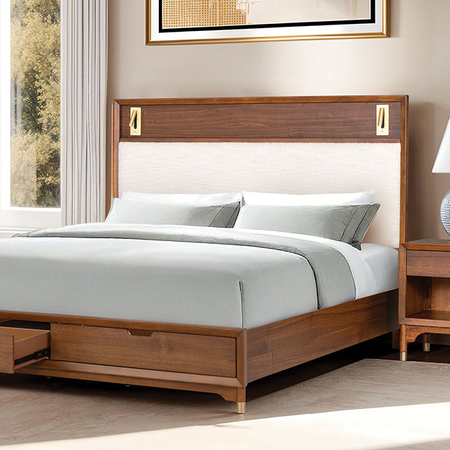 Cama King y Queen Hepburne E. con y sin almacenamiento
