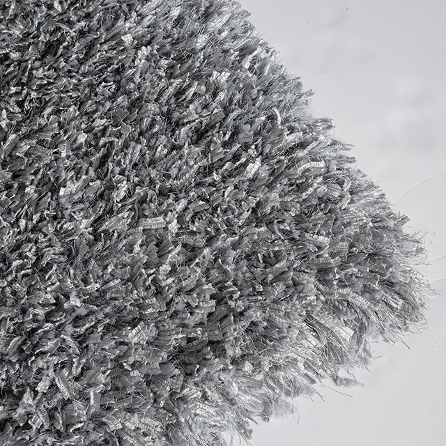 Alfombra Annmarie plateada de 5' X 7'
