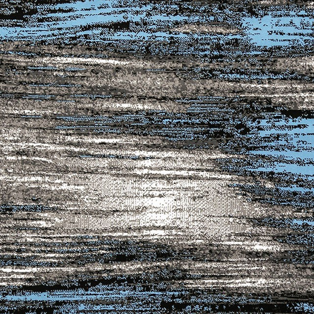 Alfombra Sivas Negra y Azul